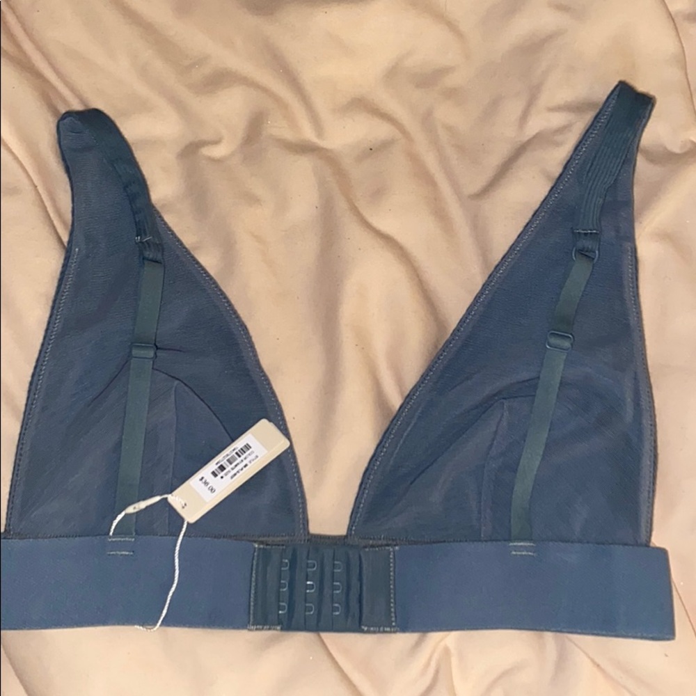 SKIMS cotton plunge triangle bra NEW - Picture 2 of 4